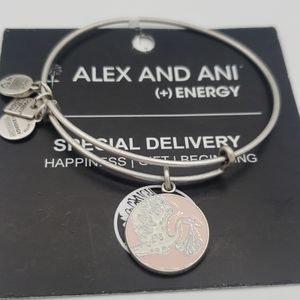 NWT Alex and Ani Special Delivery Girl Bangle RS